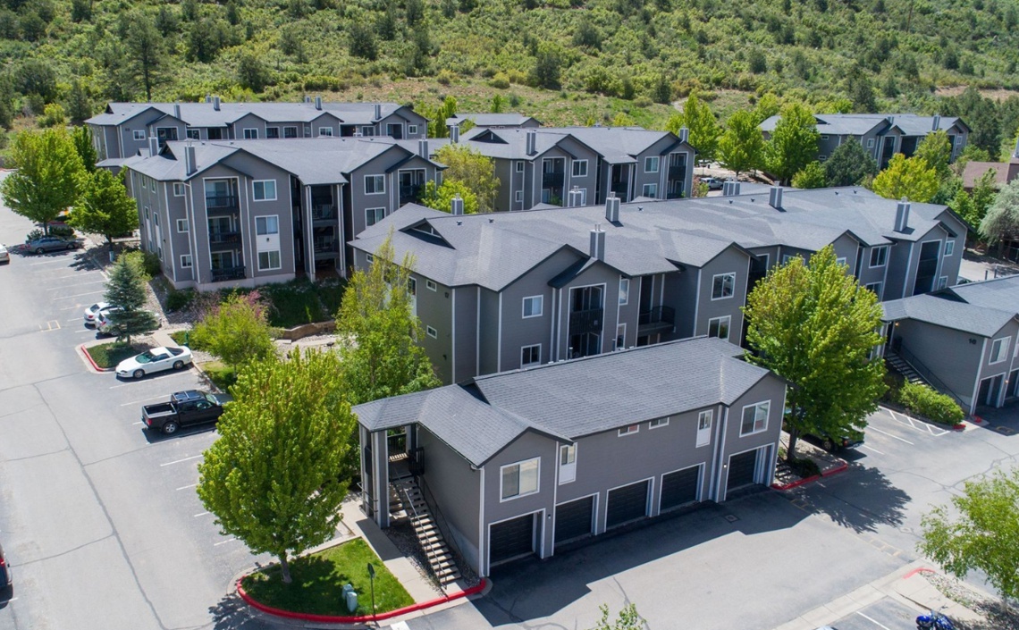 skyline property aerial
