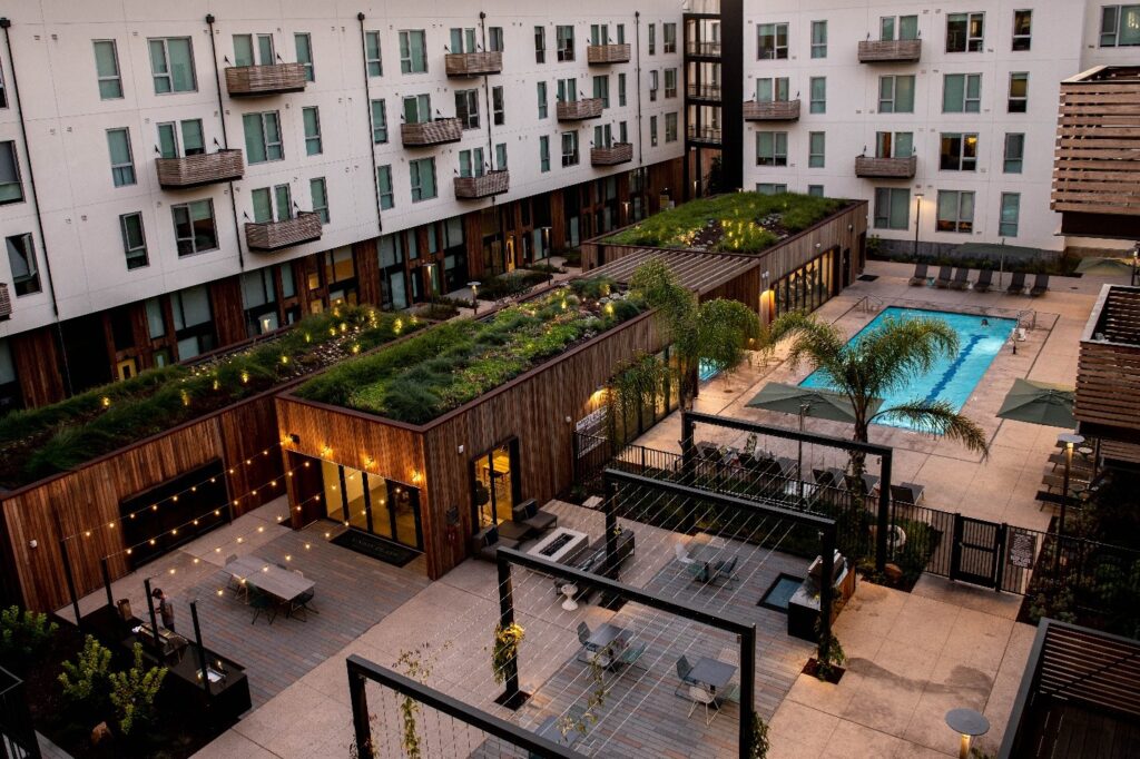 The Union Flats (www.theunionflats.com), constructed in 2018, is located at 34588 11th St, directly across from the Union City BART station. It is currently 93.4% occupied.