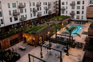 The Union Flats (www.theunionflats.com), constructed in 2018, is located at 34588 11th St, directly across from the Union City BART station. It is currently 93.4% occupied.